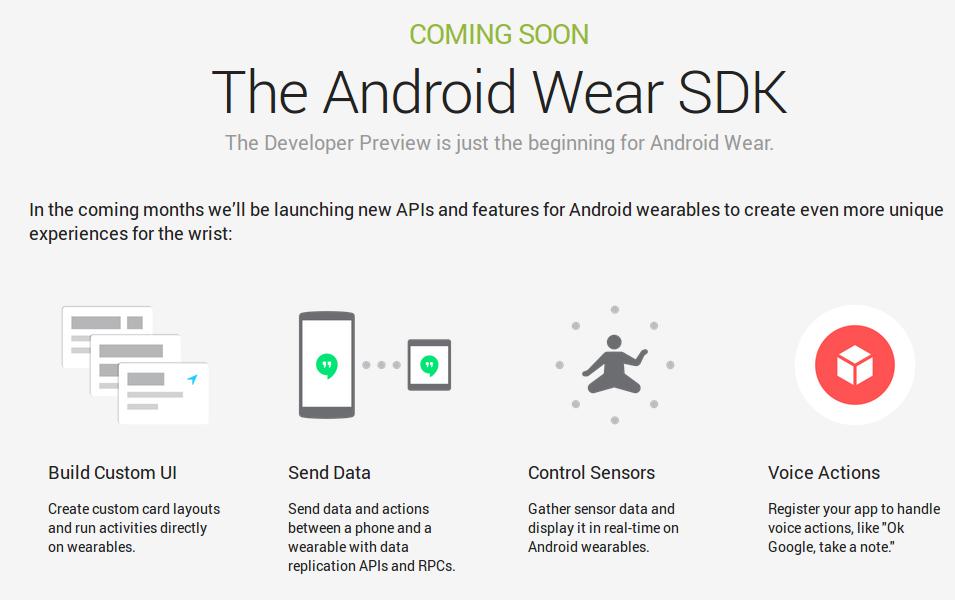 android wear sdk