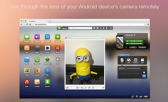AirDroid : Gérer votre smartphone Android depuis votre Ordinateur sans cable USB